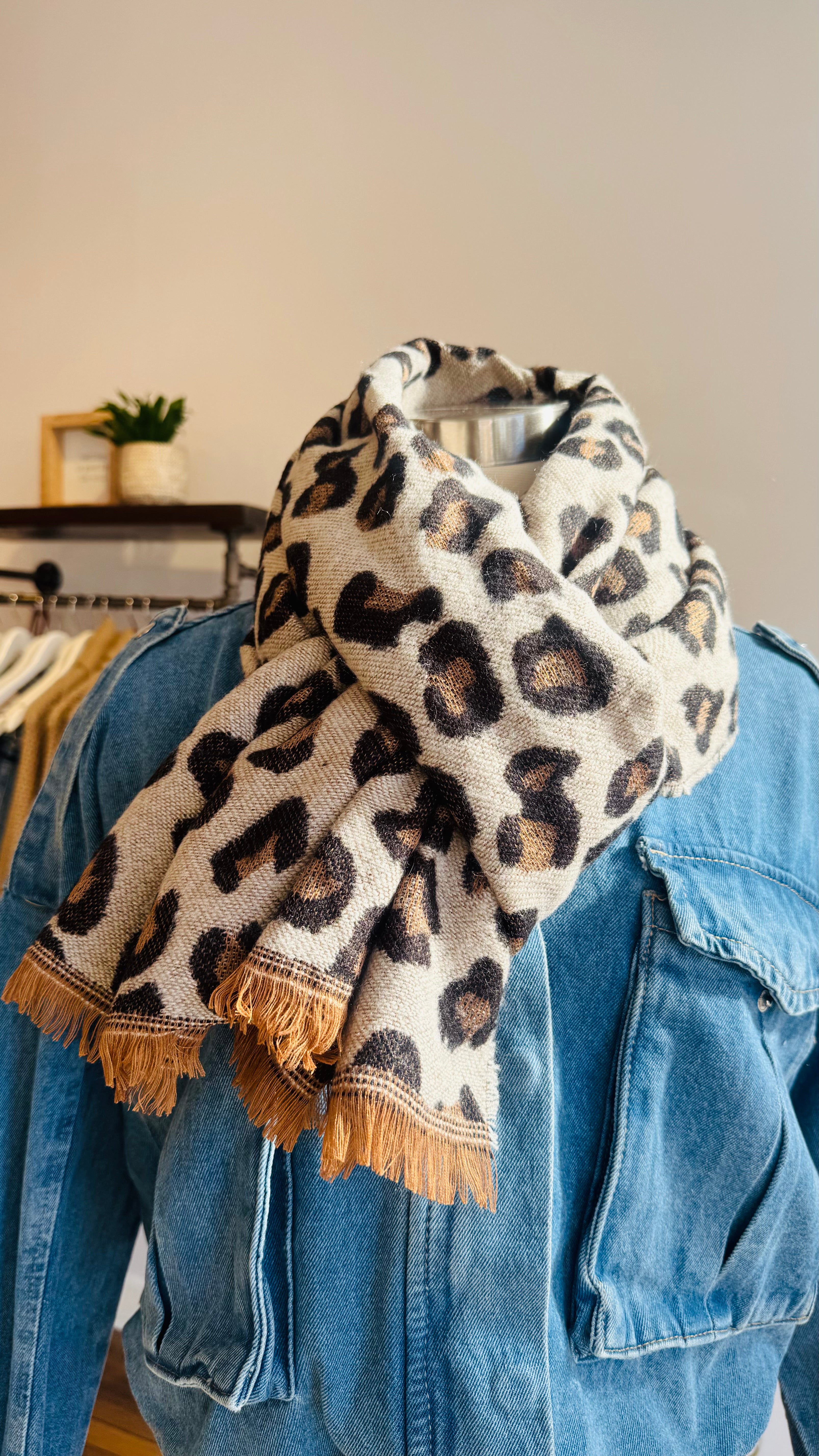 Leopard Blanket Scarf